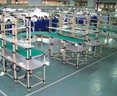 الألومنيوم PE الفولاذ المقاوم للصدأ الأنابيب منضدة مخصصة لخط الإنتاج / ورشة عمل